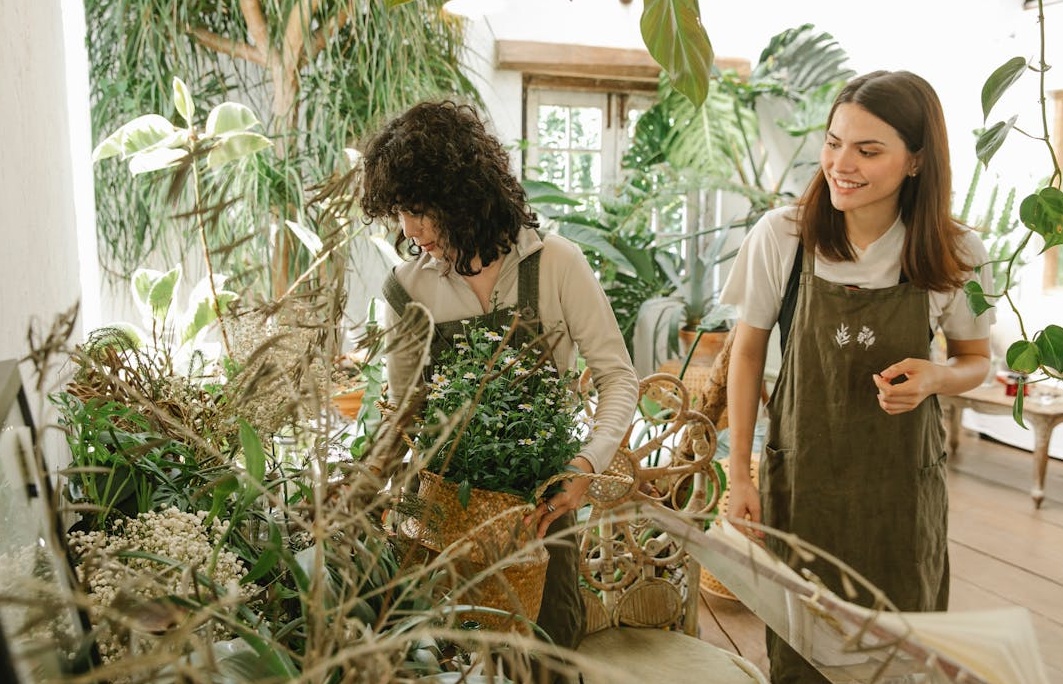 一个人在笔记本电脑上进行安全设置