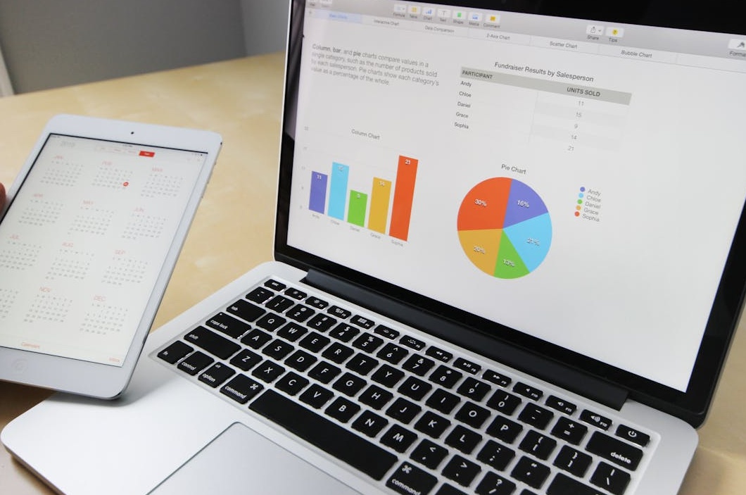 显示社交媒体增长和成功的图表与数据