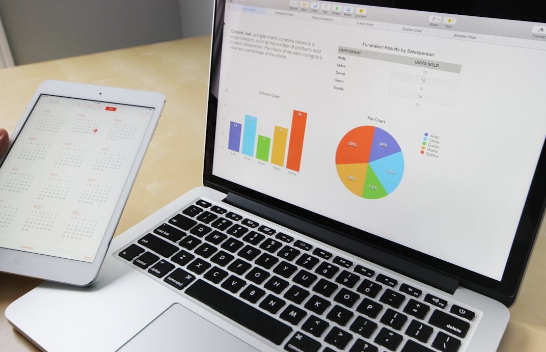 屏幕上显示的YouTube订阅按钮和增长图表