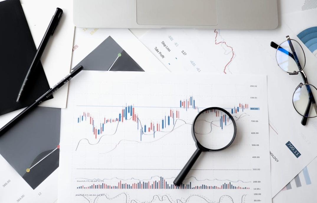 显示社交媒体增长数据的分析图表