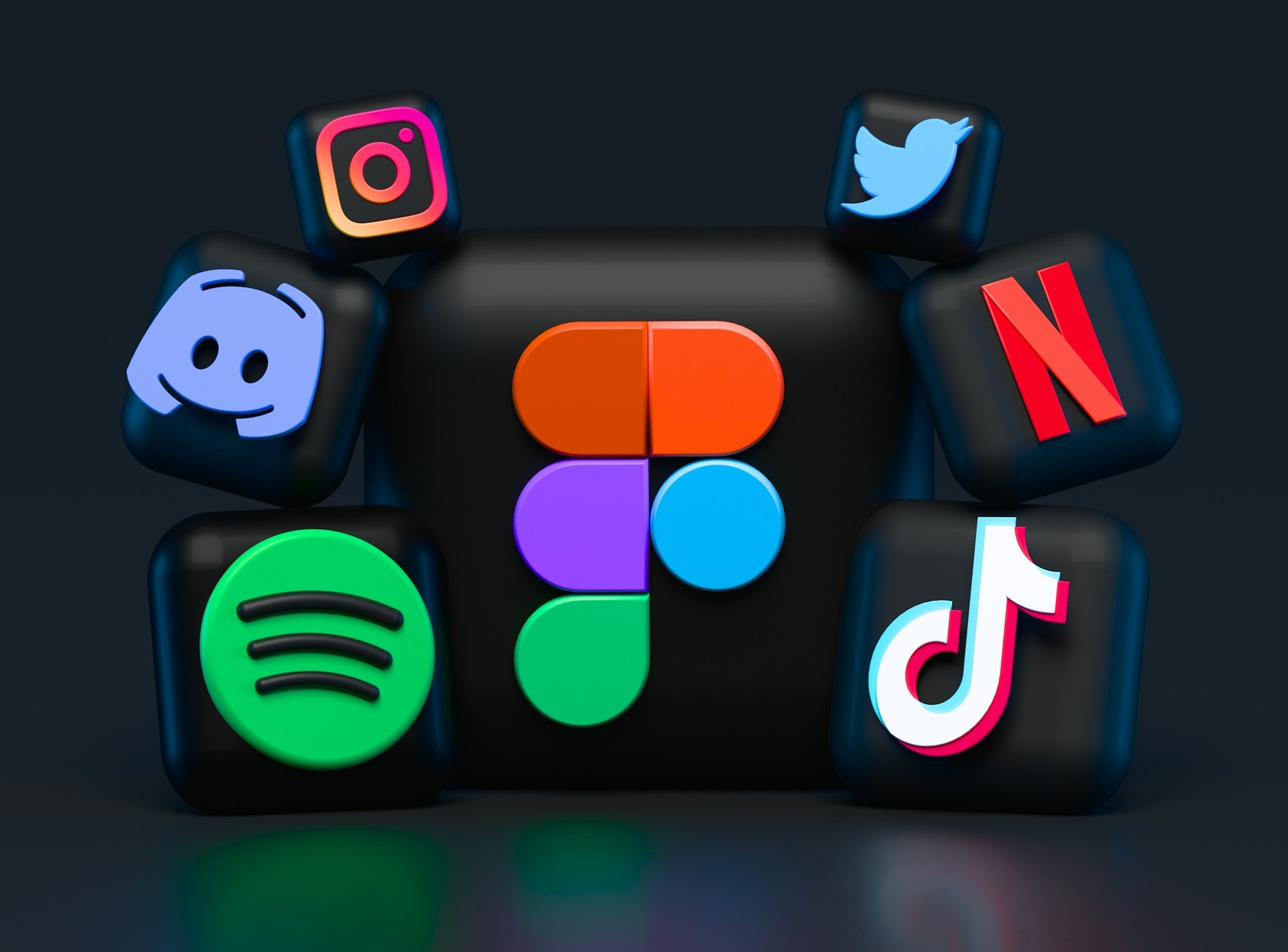 社交媒体图标集合,代表社会信誉