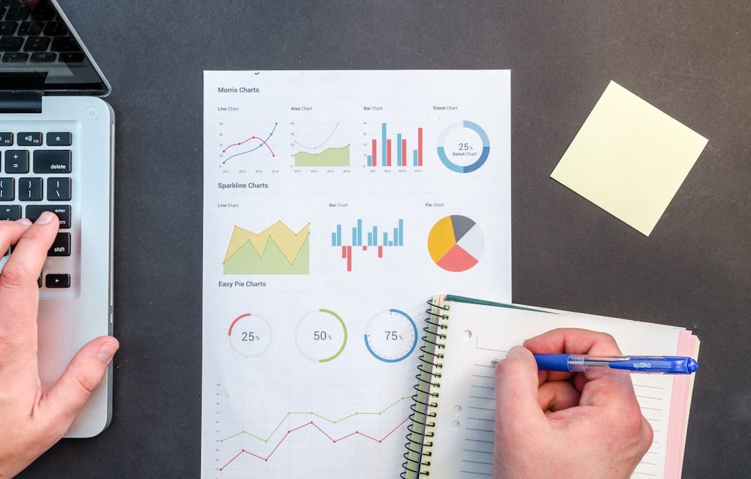 代表社交媒体增长的分析图表