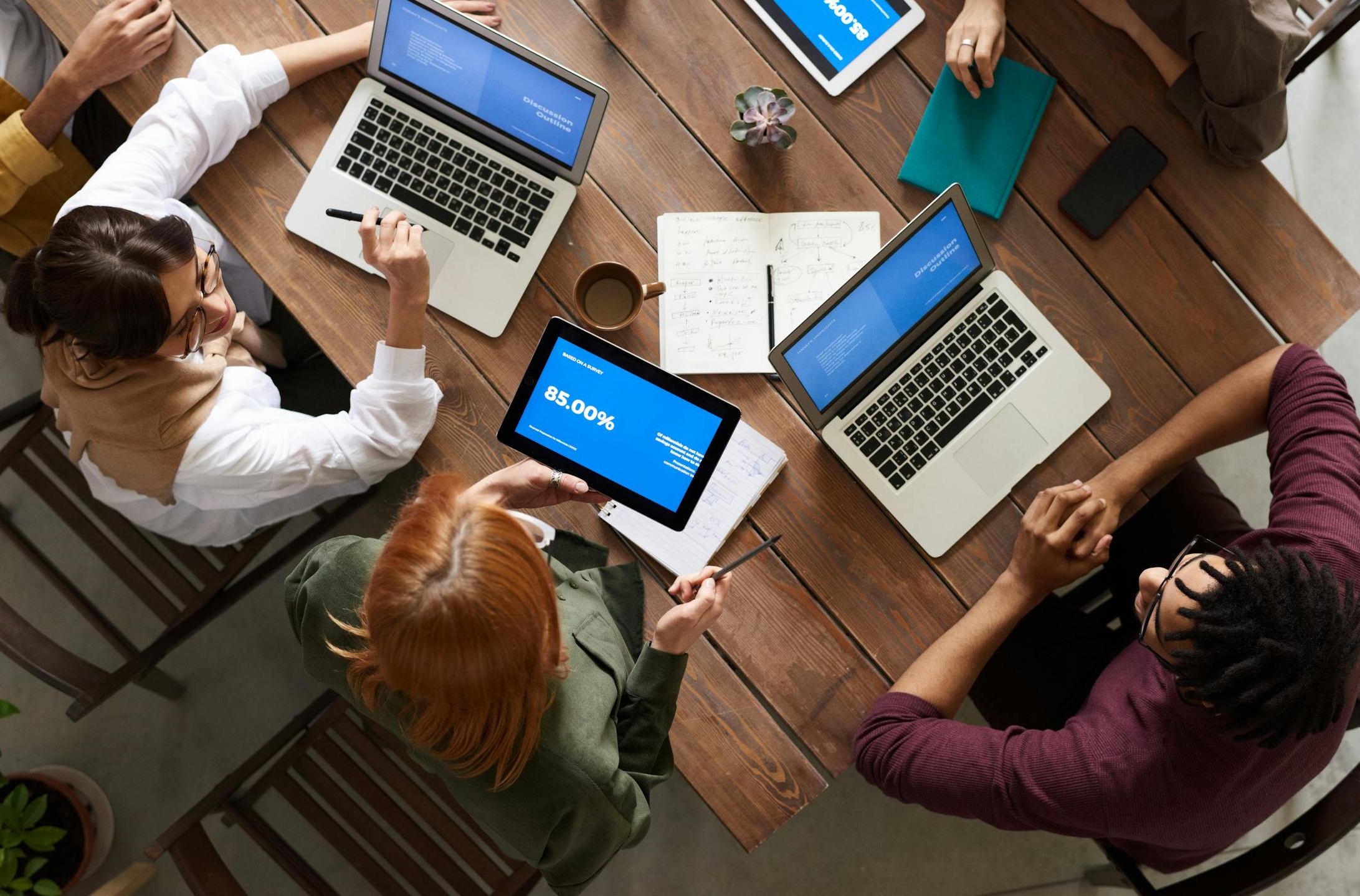 团队正在分析Facebook粉丝增长和互动数据